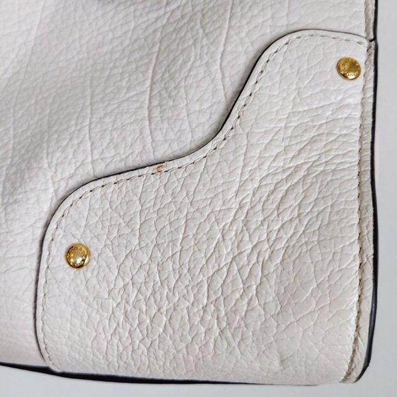 Coach Cream Mercer Satchel Handbag - Picture 3 of 16